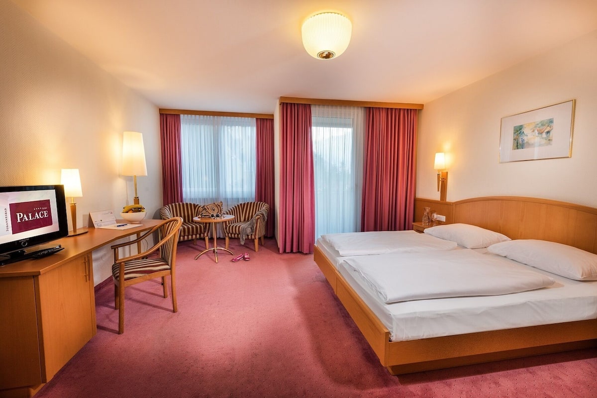 Comfort-Doppelzimmer, Balkon, Bergblick