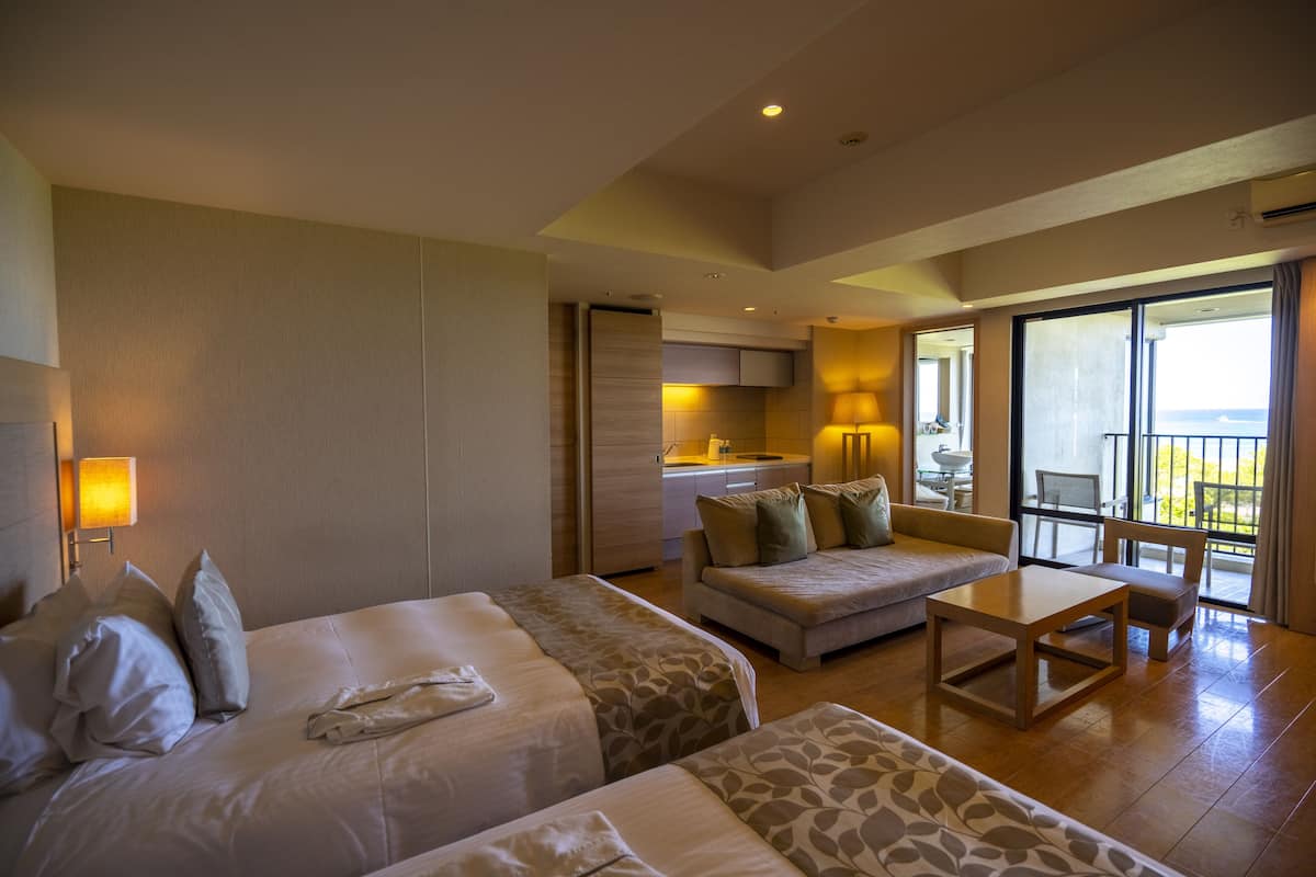 studio twin 3-4f, non smoking | 1 bedroom, down duvets, in-room safe, desk