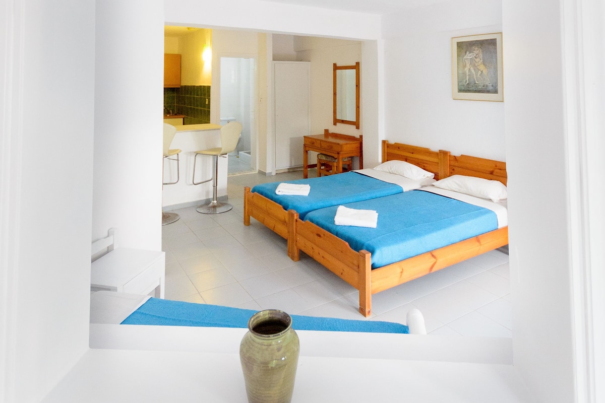 Estudio superior | 1 habitación, escritorio, cunas gratuitas y ropa de cama