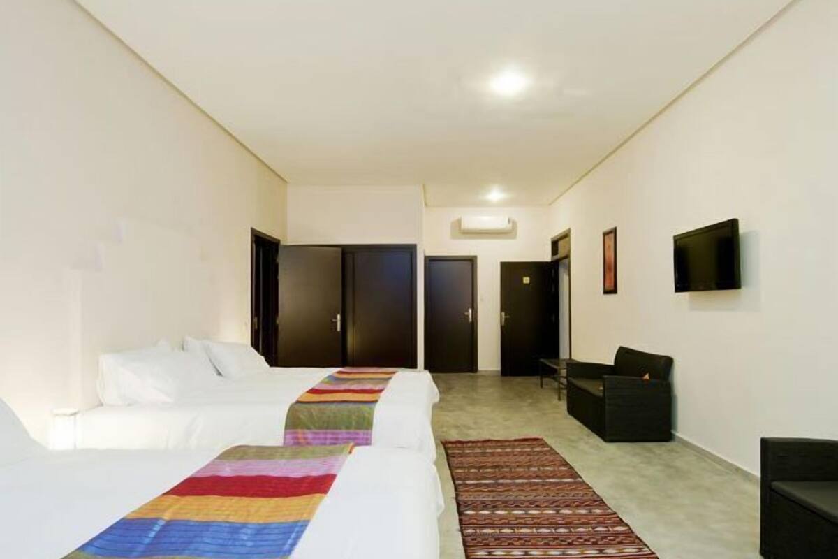 quadruple room | hypo-allergenic bedding, in-room safe, individually decorated, desk