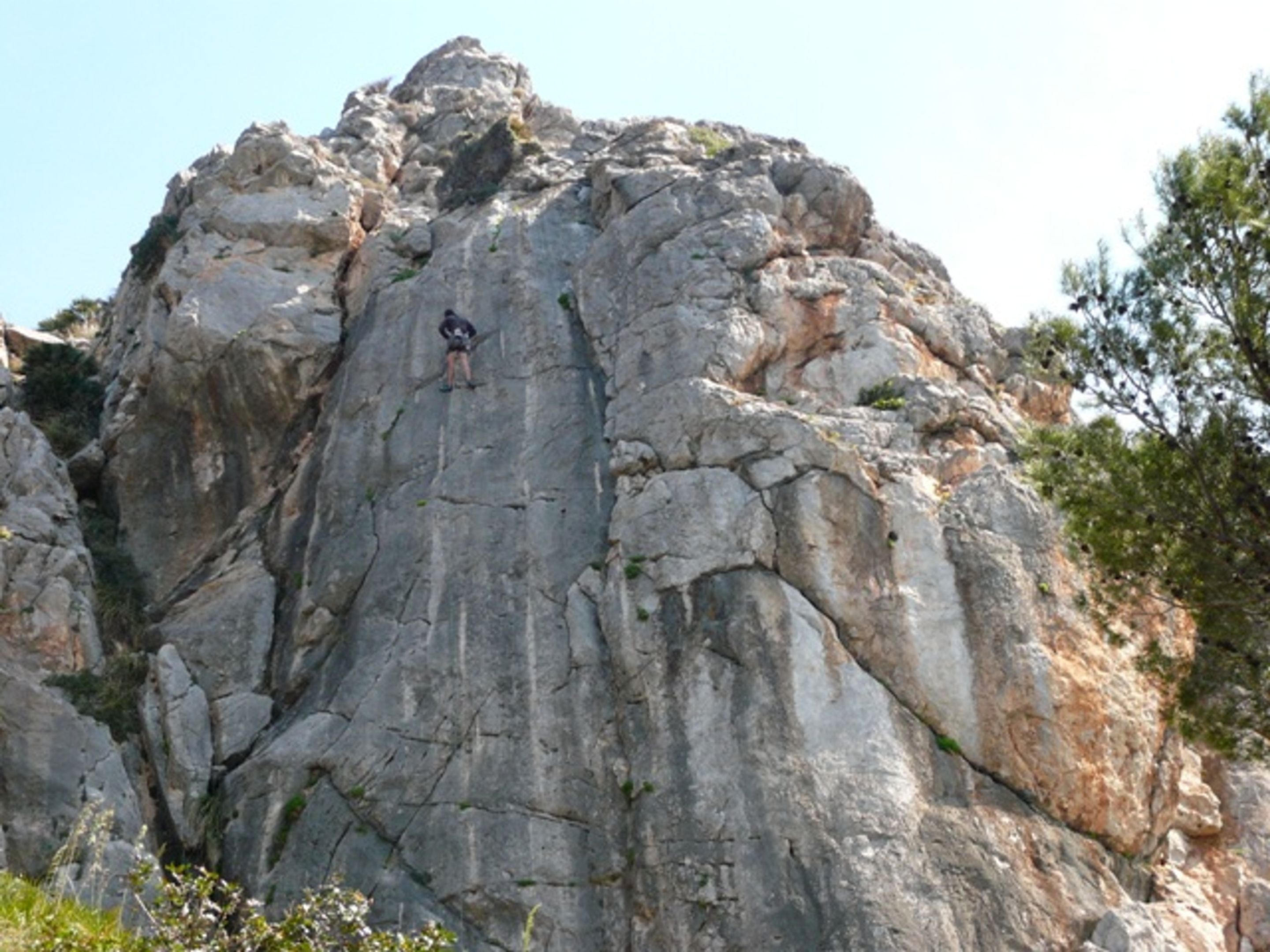 Escalada em rocha ao ar livre