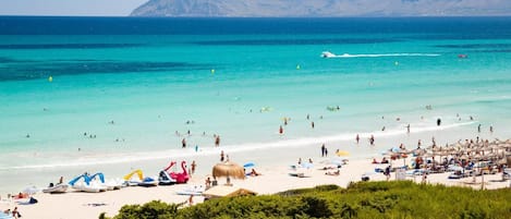 Vlak bij het strand