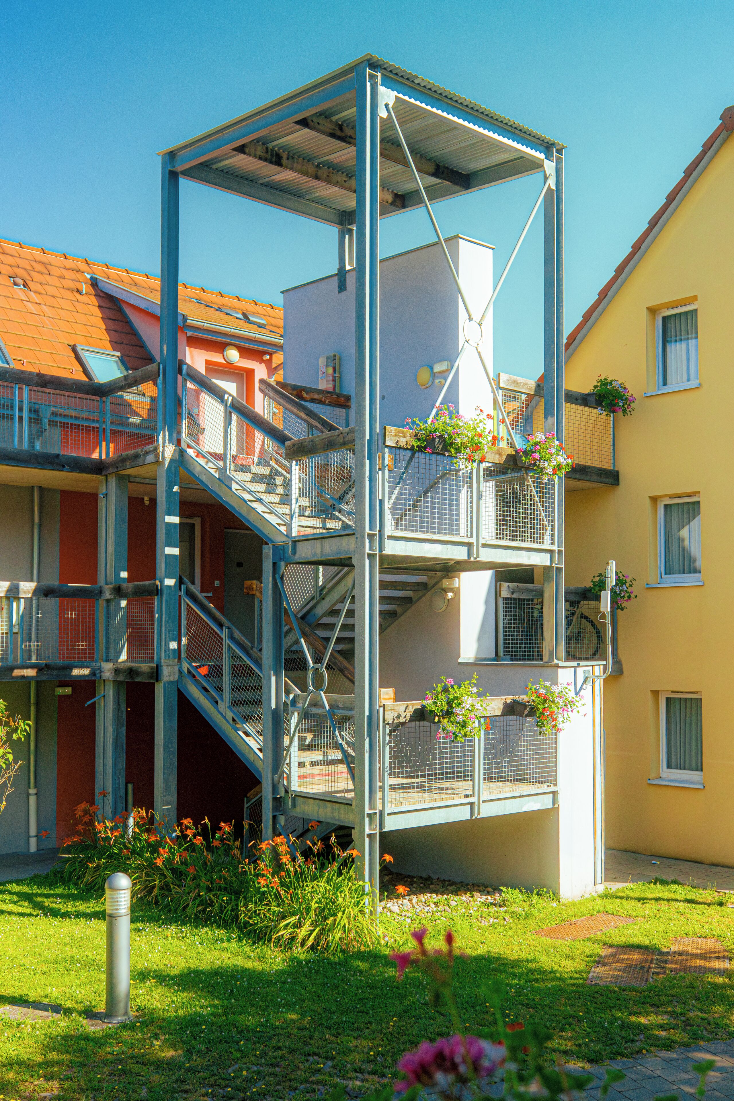 Overnatningsstedets facade