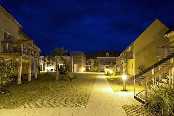 Front of property – evening/night