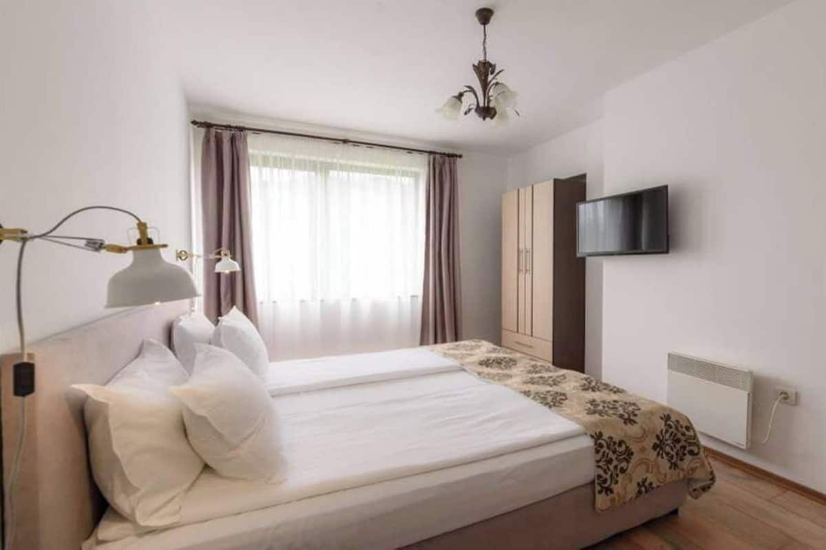 Apartamento, 2 quartos, para não fumantes | Frigobar, quartos à prova de som, berços grátis, Wi-Fi de cortesia