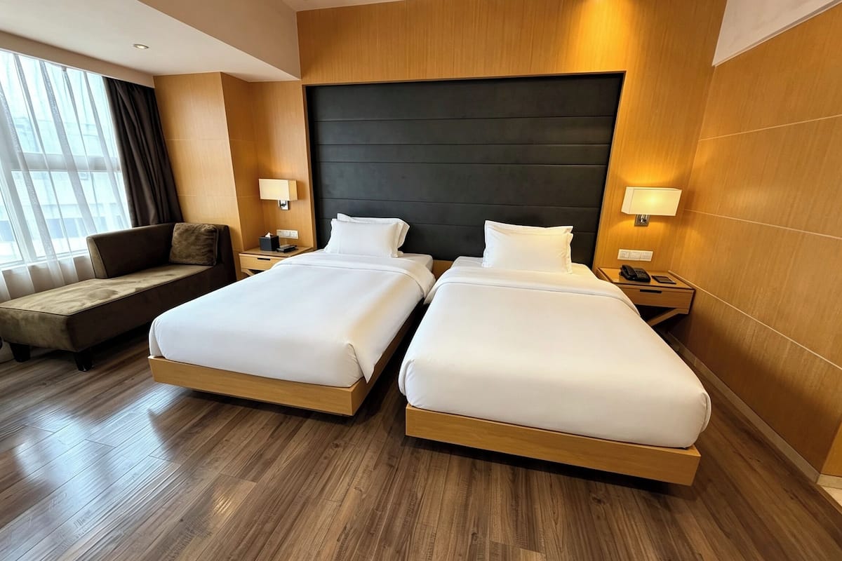 Chambre Supérieure, 2 lits une place