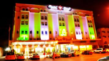 Front of property – evening/night