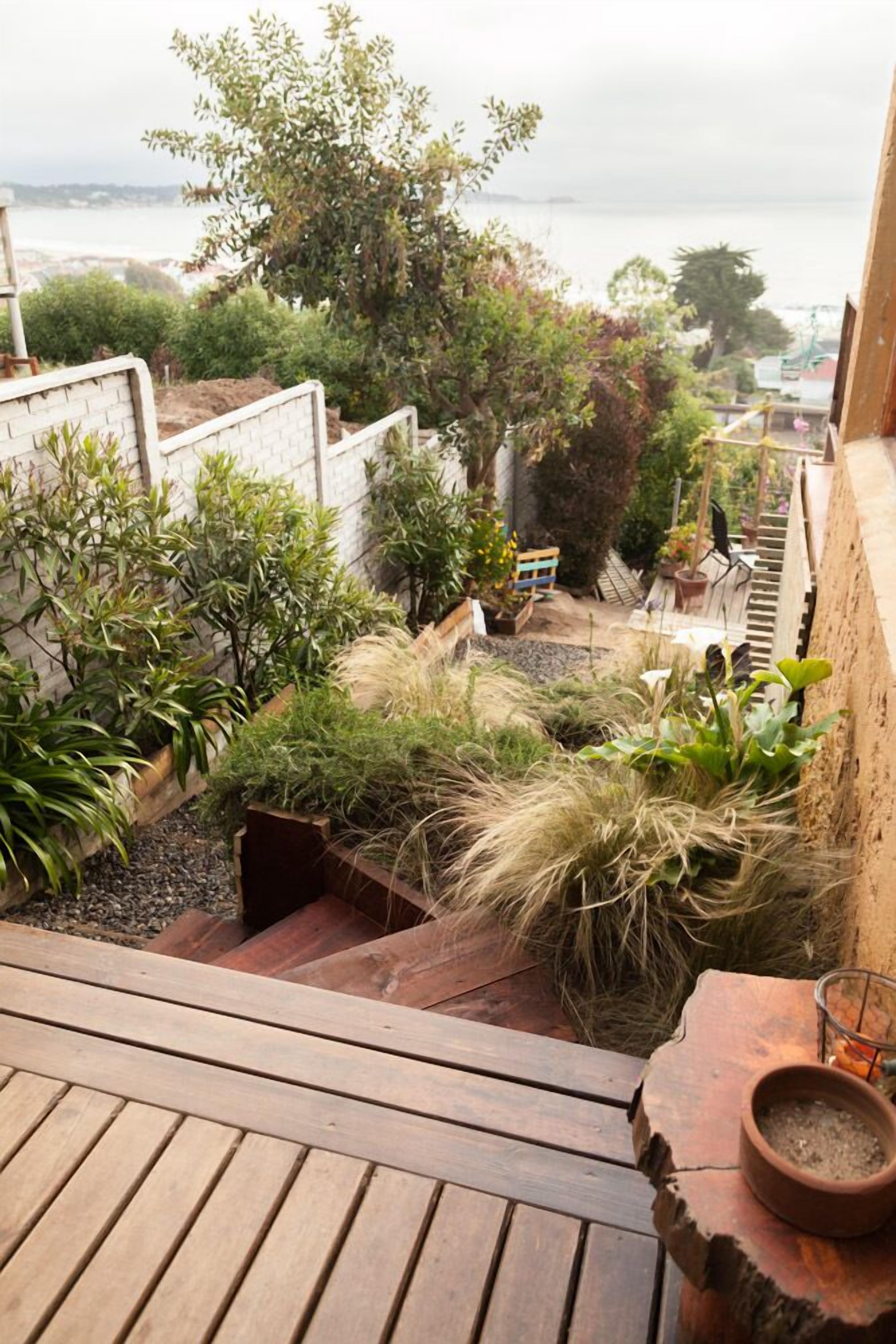 Habitación doble Confort, vista parcial al océano | Terraza o patio