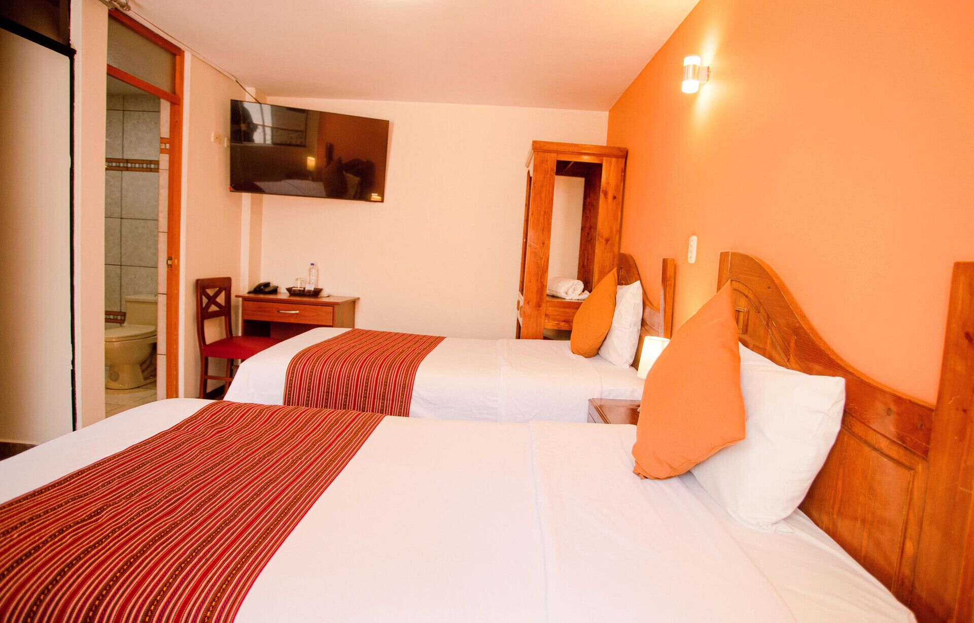 Pillow-top beds, in-room safe, desk, blackout curtains