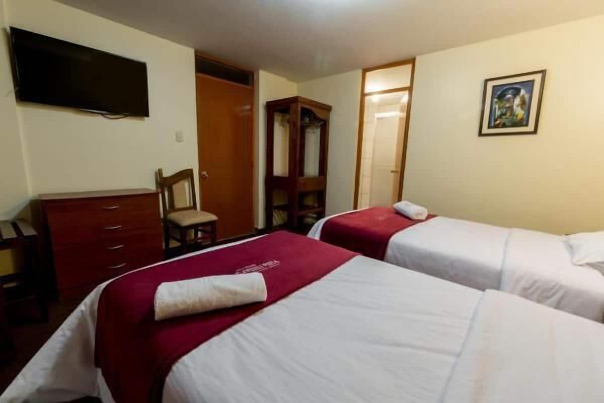 Pillow-top beds, in-room safe, desk, blackout curtains