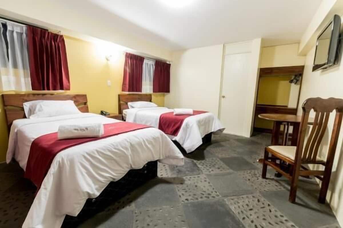 Pillow-top beds, in-room safe, desk, blackout curtains