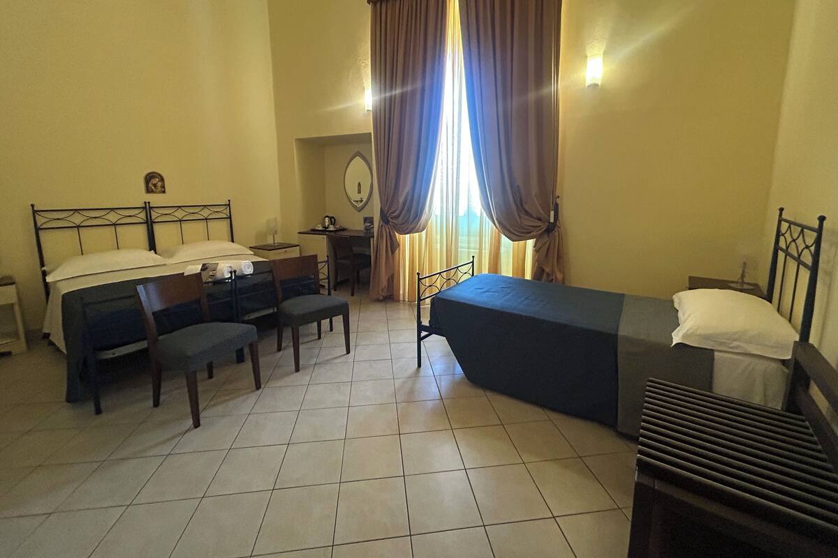 Panoramic Triple Room, Sea View | Minibar, in-room safe, desk, soundproofing