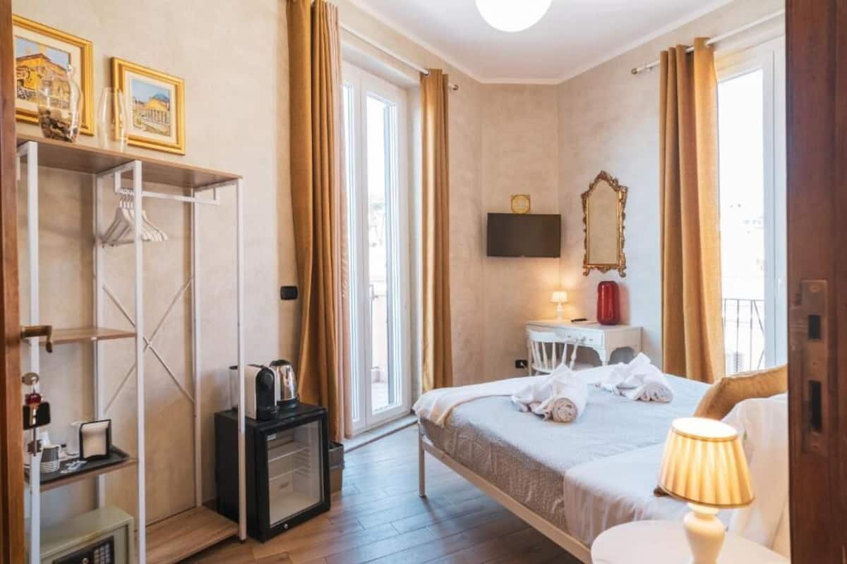 Superior tweepersoonskamer | Lakens van Egyptisch katoen, luxe beddengoed, donzen dekbedden