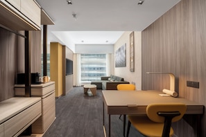 Room, 1 Queen Bed with Sofa bed | In-room safe, individually furnished, desk, blackout curtains