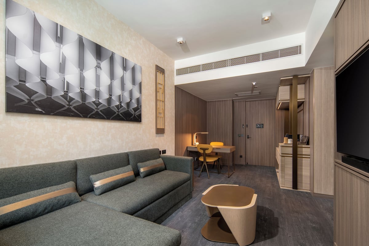In-room safe, individually furnished, desk, blackout curtains