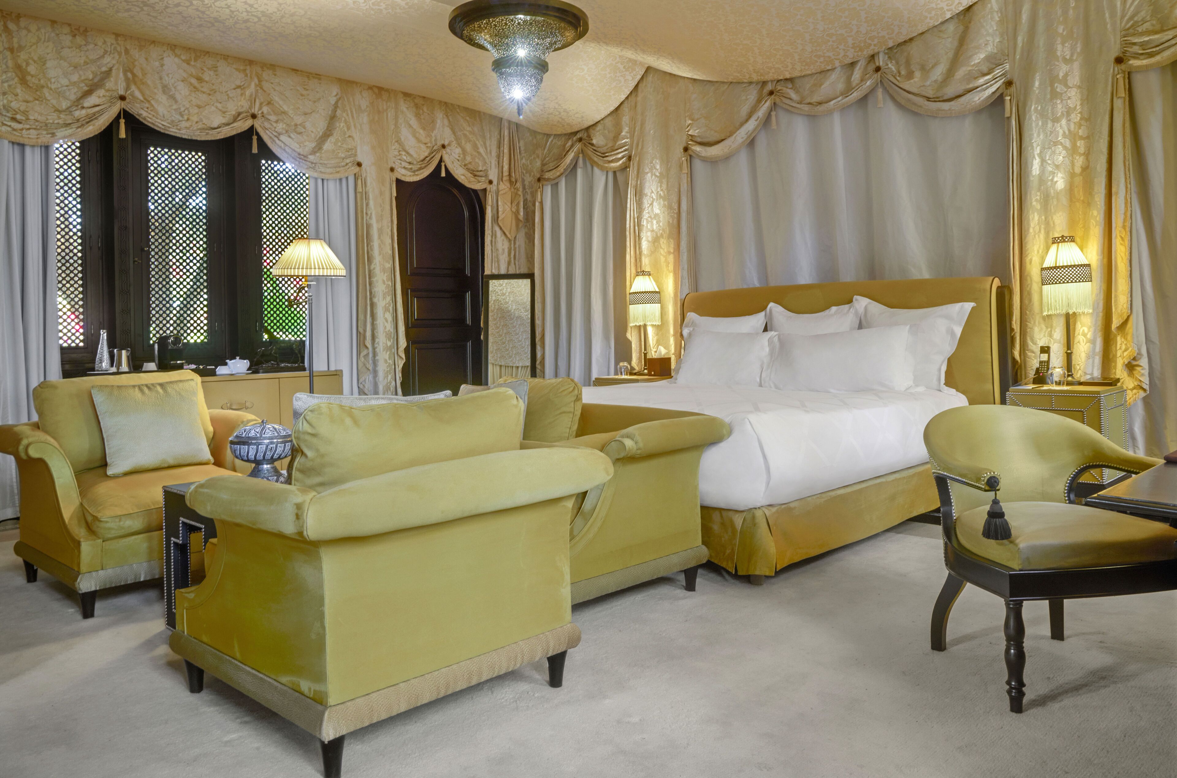 villa | premium bedding, minibar, in-room safe, individually decorated