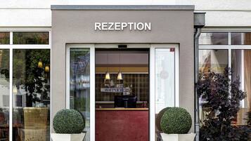 Entrée de l’hébergement