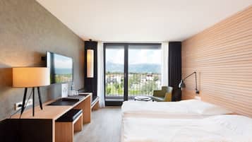 Literie hypoallergénique, coffres-forts dans les chambres