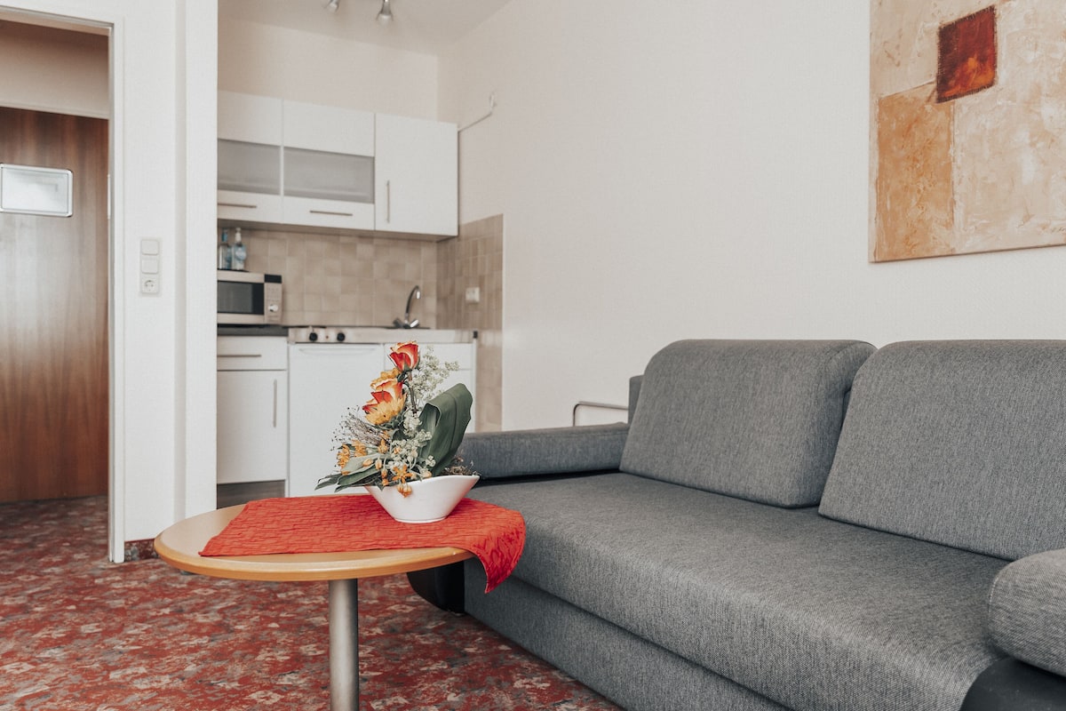 business apartment | living area | tv