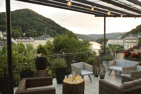 Terraza o patio. Hotel Bad Emser Hof