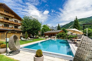 Seasonal outdoor pool - Hotel Riederhof (Ried im Oberinntal)