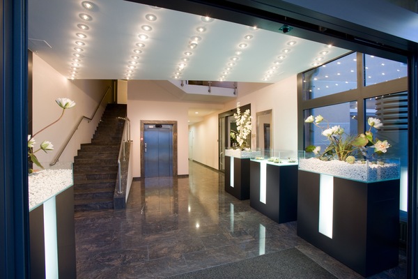 Interior entrance