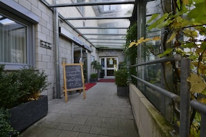 Entrée de l’hébergement