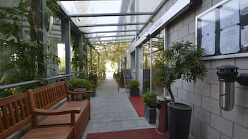 Entrada de la propiedad