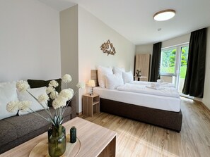 Desk, blackout curtains, free WiFi, bed sheets
