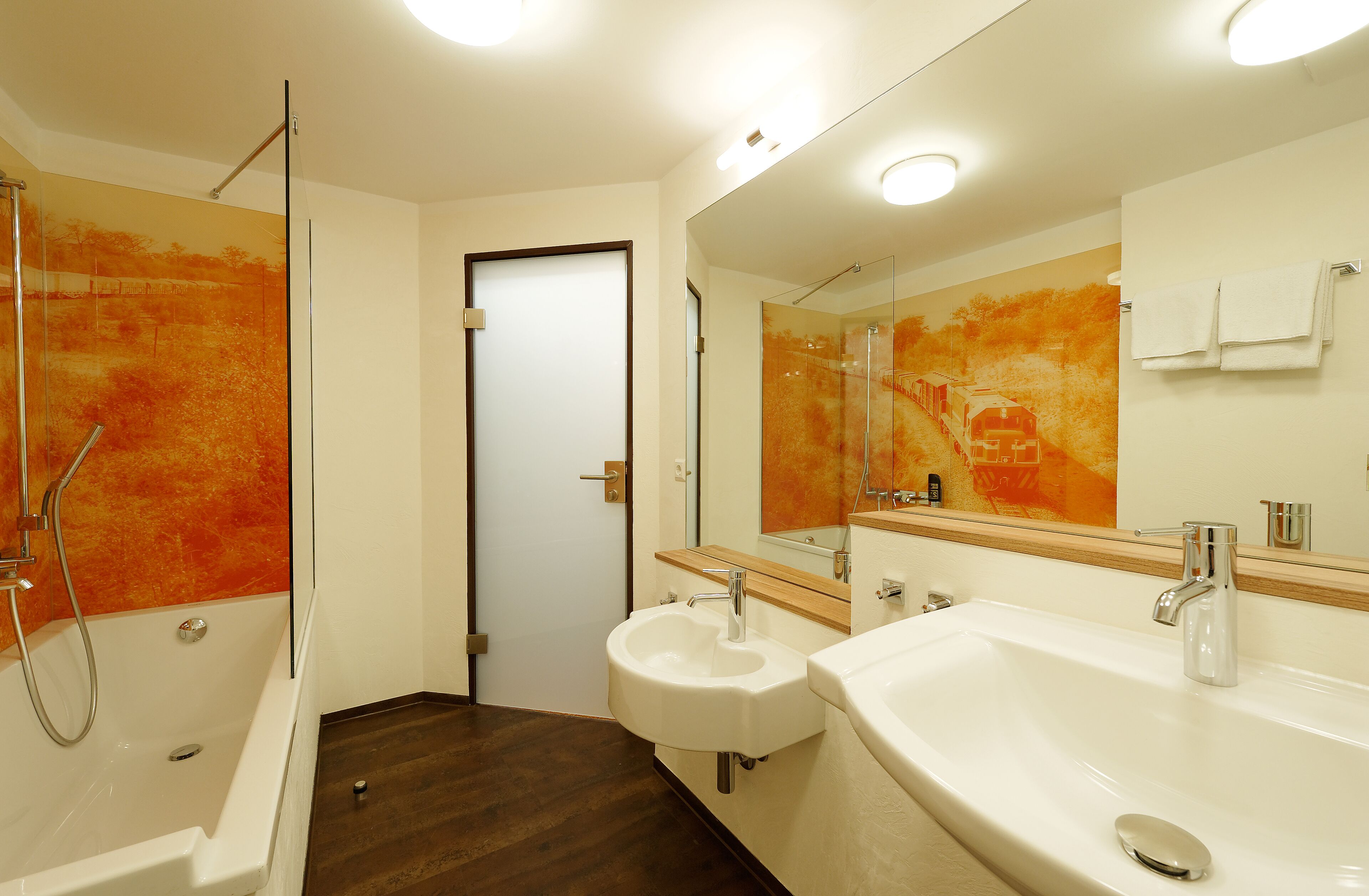 comfort double room, 1 double bed | bathroom | hair dryer, towels