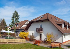 Overnatningsstedets facade