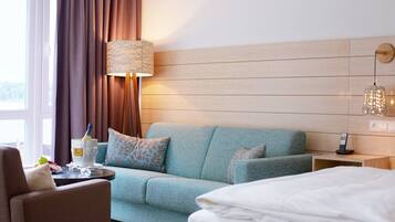 Ropa de cama hipoalergénica, edredón y minibar