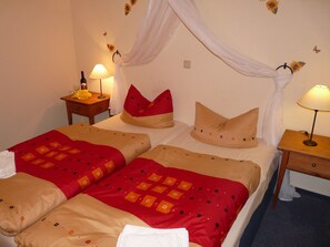 Laptop workspace, rollaway beds, free WiFi