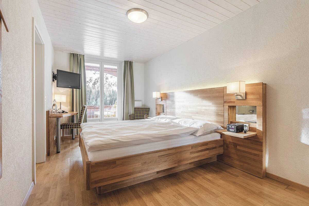 Standard Double Room Single Use, Balcony, Mountain View