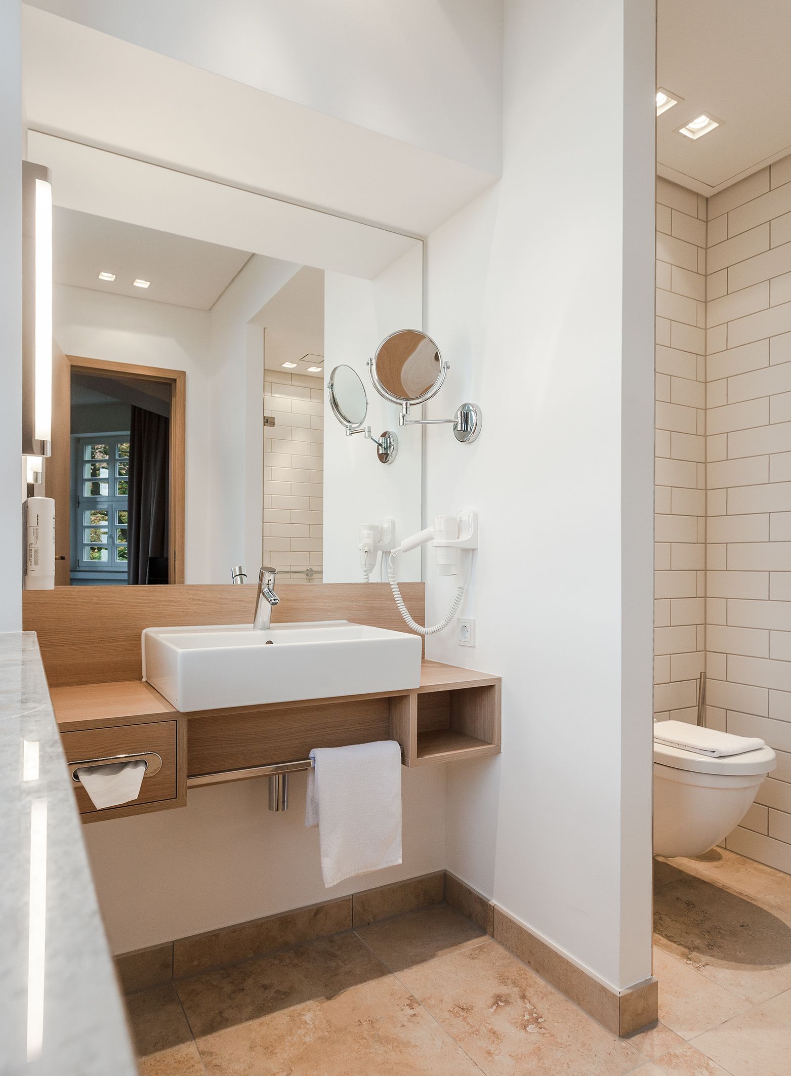 tower room | bathroom | shower, free toiletries, hair dryer, towels