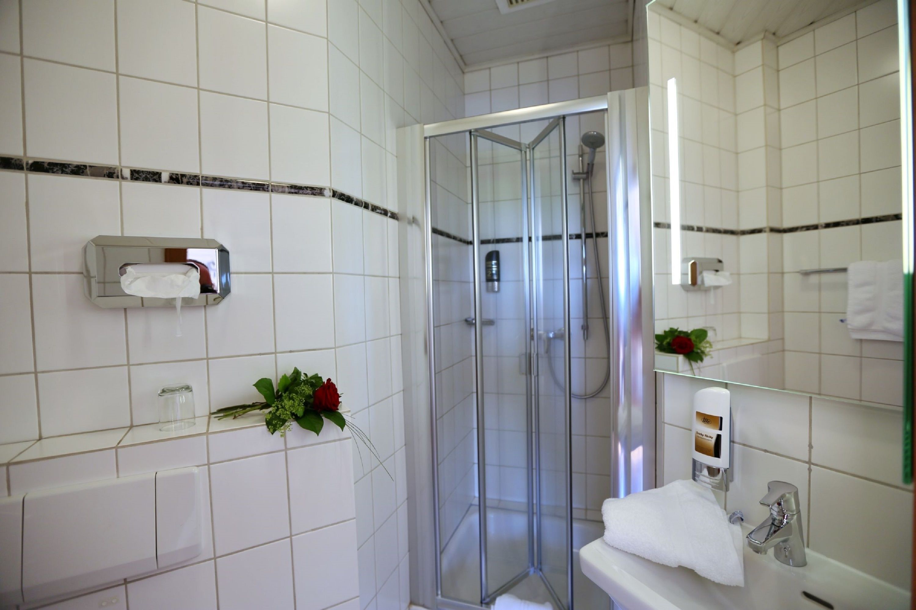 comfort single room, 1 bedroom | bathroom | shower, hair dryer, towels, soap