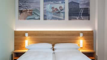 Comfort Double Room, City View | In-room safe, desk, laptop workspace, iron/ironing board