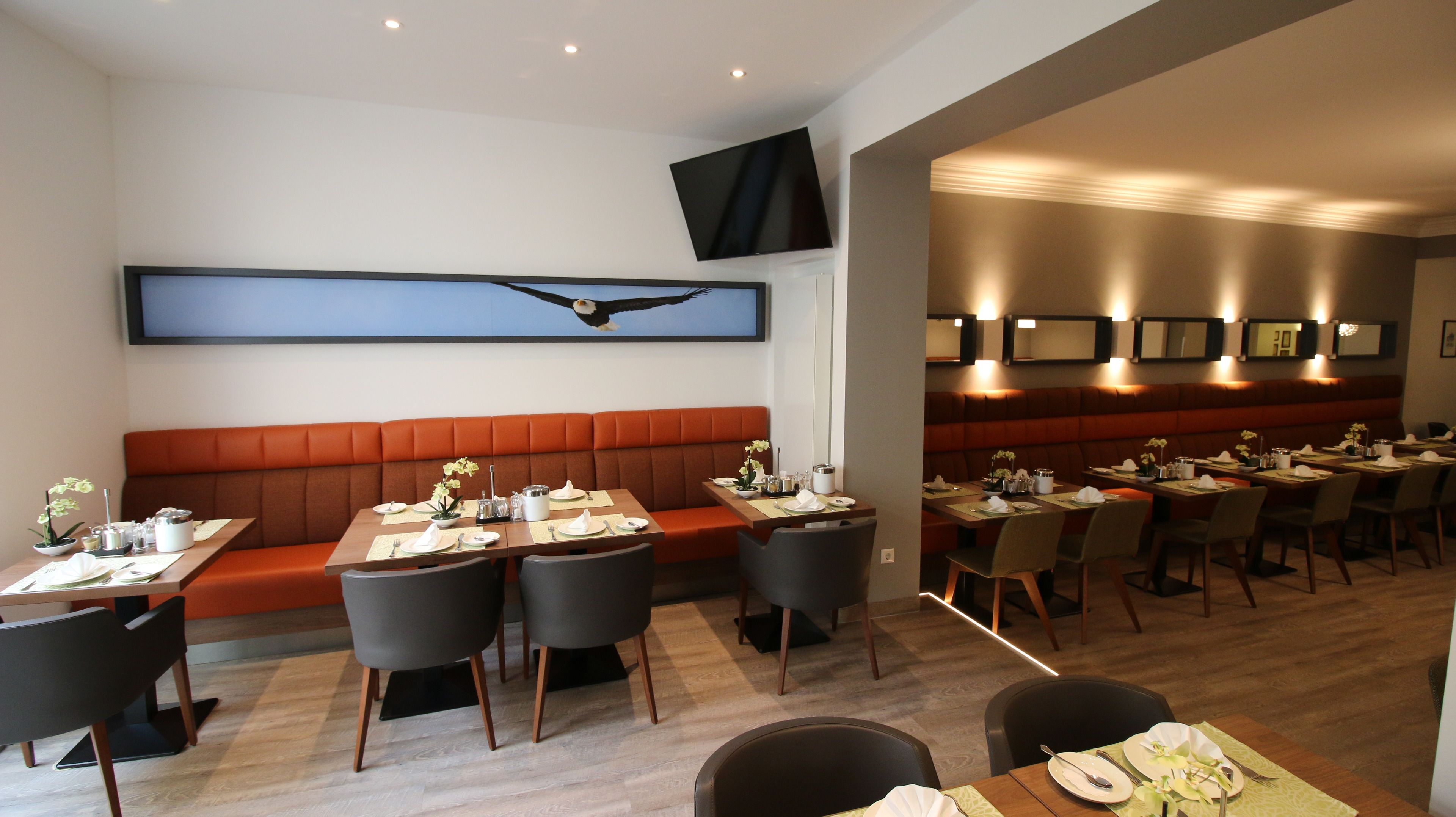 daily buffet breakfast (eur 18 per person)