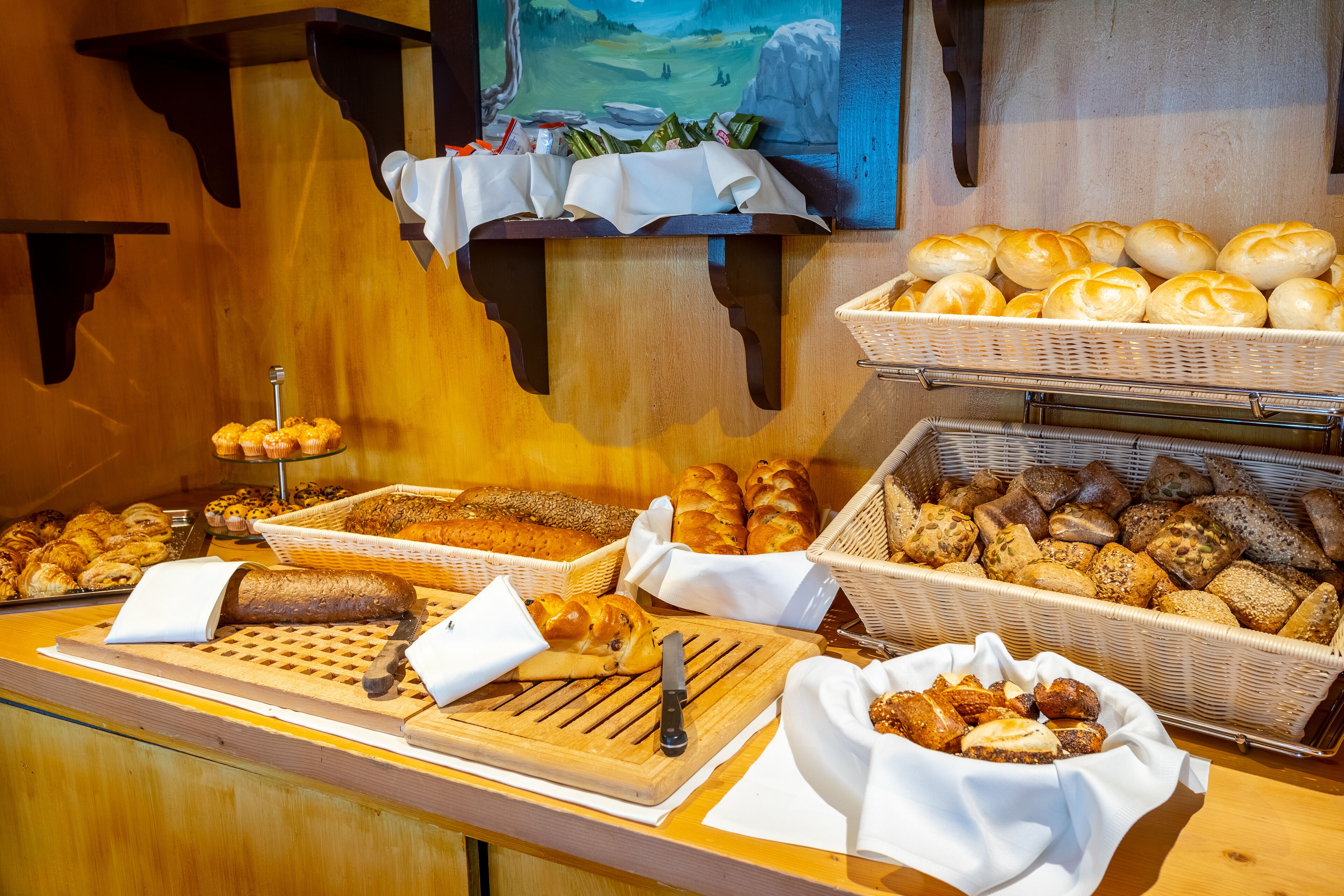 daily buffet breakfast (eur 18 per person)