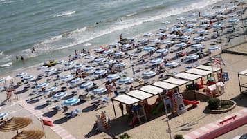 Am Strand, weißer Sandstrand