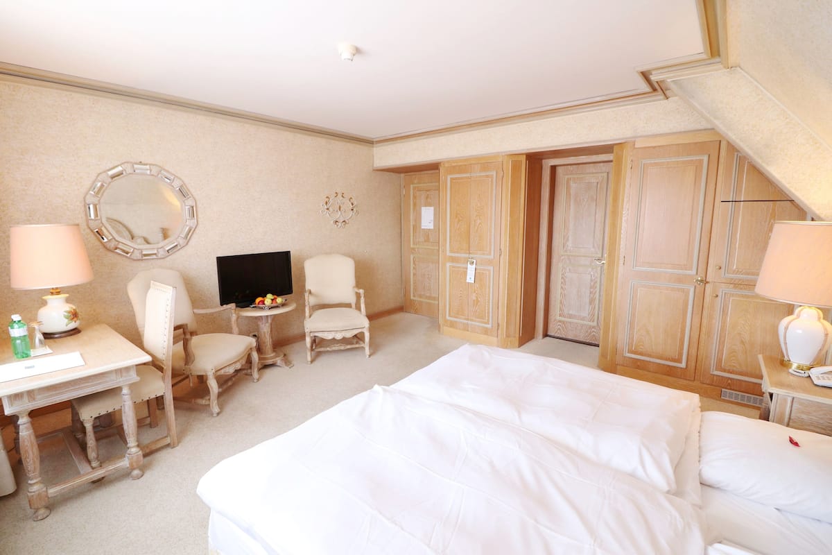 superior double room | premium bedding, desk, cots/infant beds, free wifi