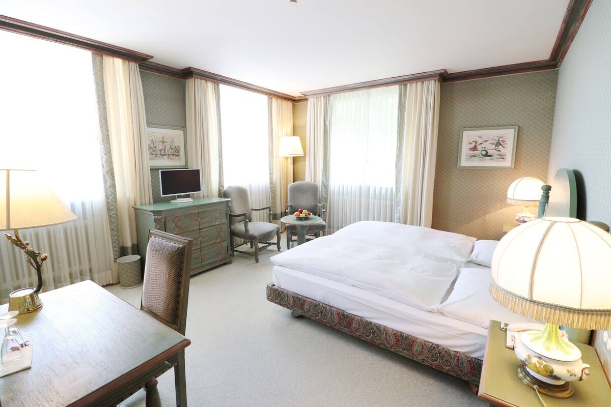 superior double room | premium bedding, desk, cots/infant beds, free wifi