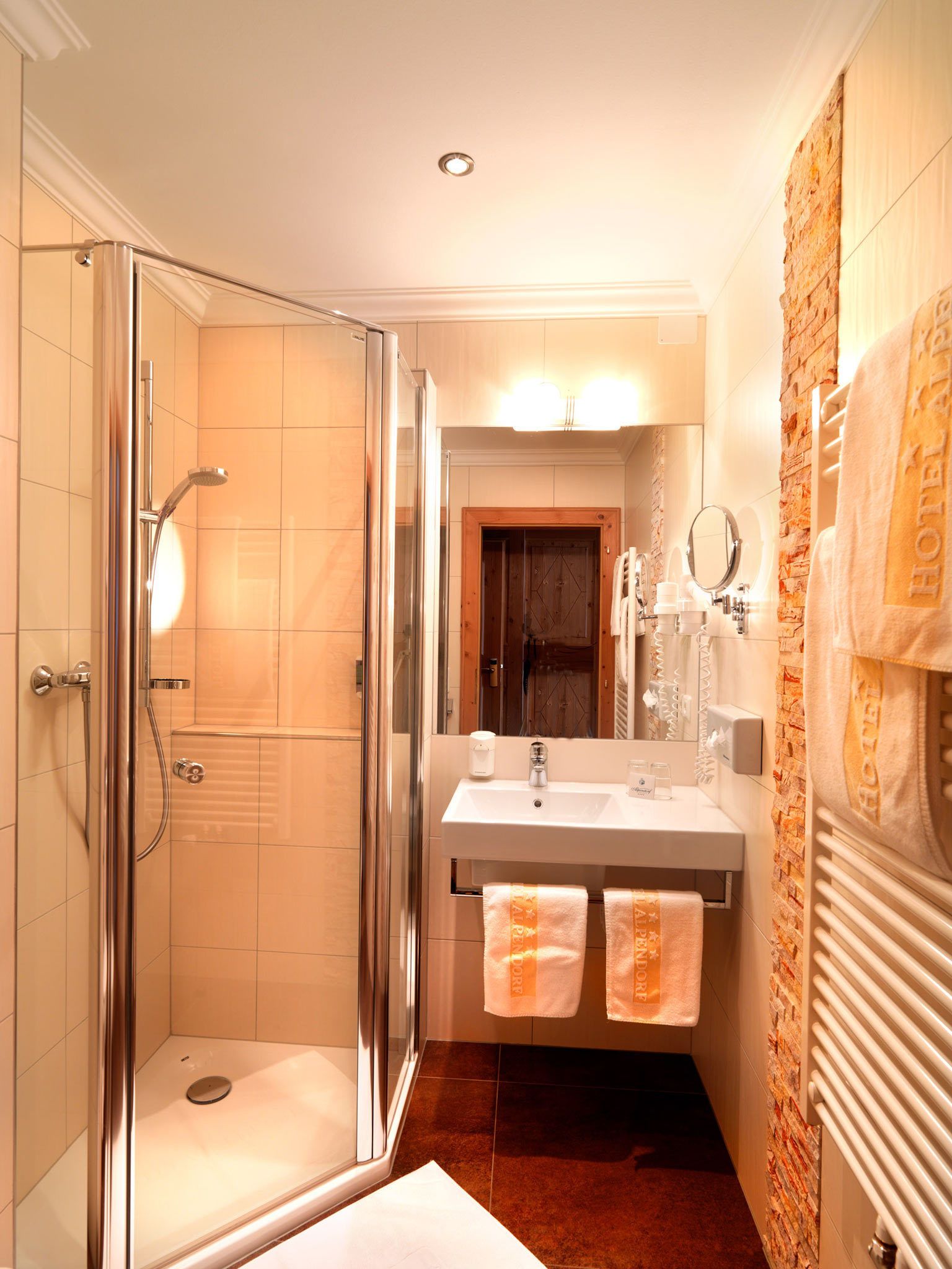 free toiletries, hair dryer, bathrobes, slippers