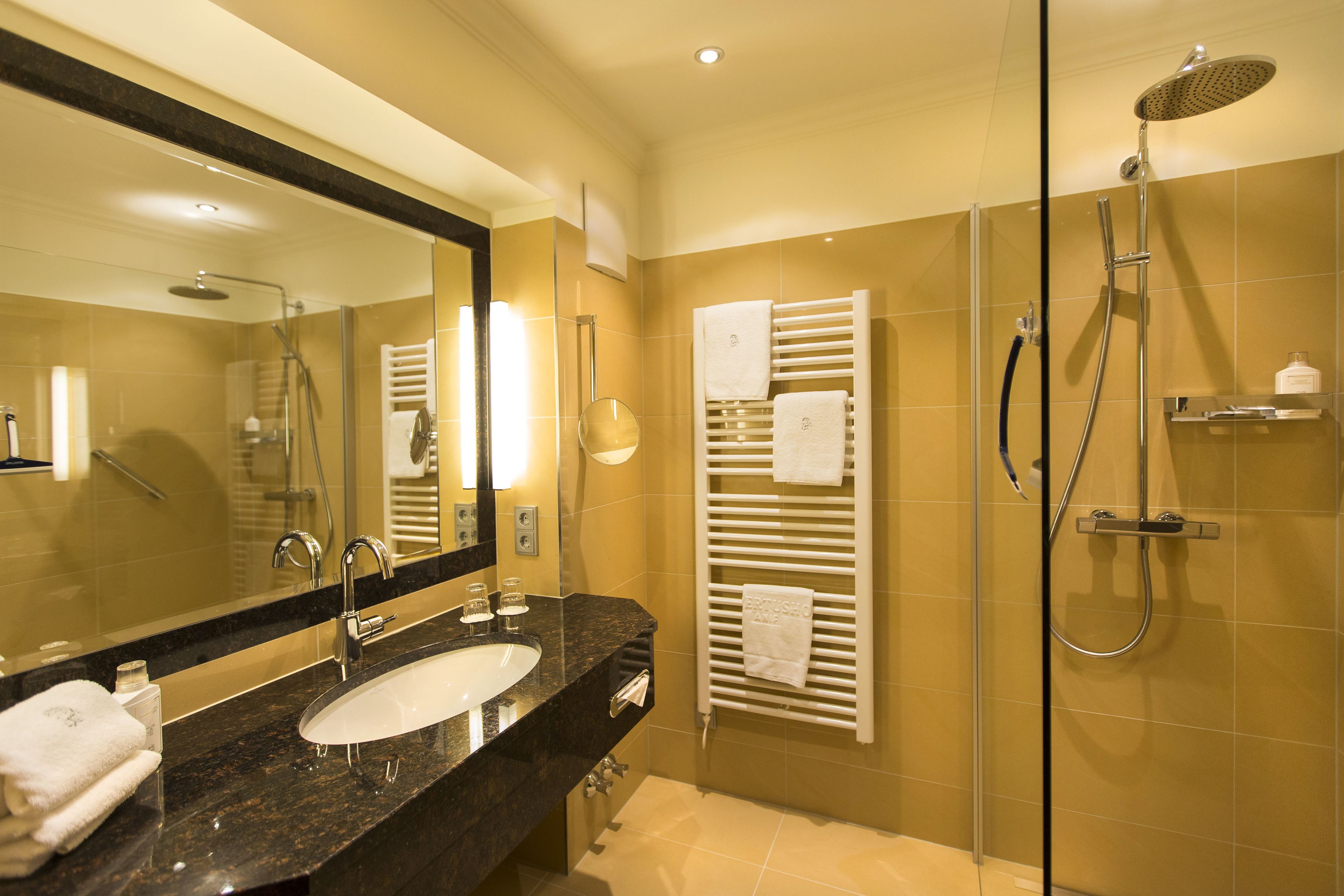 economy double room (street view) | bathroom | hair dryer, slippers, towels