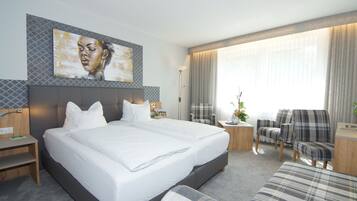 Coffres-forts dans les chambres, draps fournis