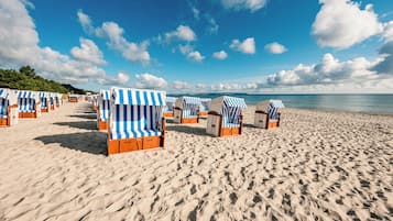 On the beach, 2 beach bars