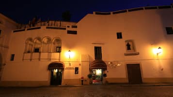 Front of property – evening/night