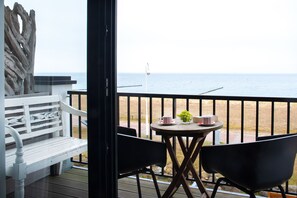 Apartment with 1 bedroom and ocean view | Terrace/patio - Sandstrand Ostseeperle (Glowe)