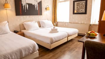 Desk, iron/ironing board, free WiFi, bed sheets