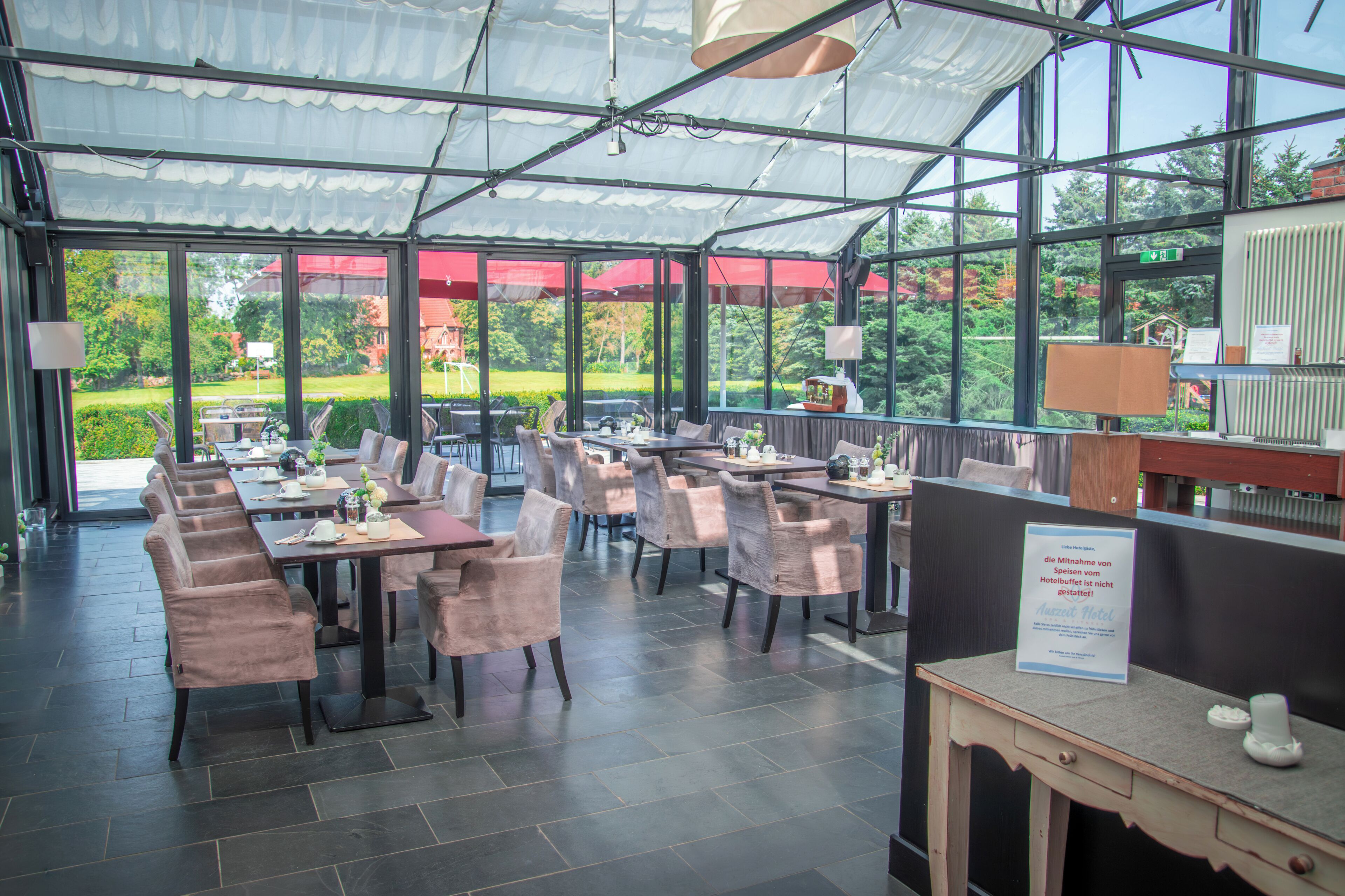 Daily buffet breakfast (EUR 16 per person)